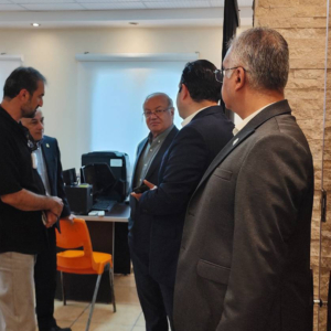 بازدید جناب آقای دکتر سعادت از مجتمع فنی تهران، نمایندگی رشت